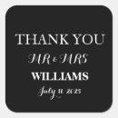 Search for square wedding stickers Names