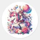 Search for rainbow animal stickers Girl