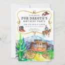 Search for desert birthday invitations Cowboy