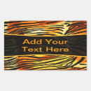 Search for tiger print stickers Wild cat