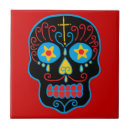 Search for mexican day of the dead tiles Skull