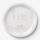 Search for pink snowflake plates Simple