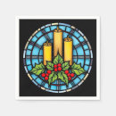 Search for stained glass napkins Bright colours