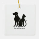 Search for cat silhouette christmas tree decorations Dog