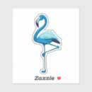 Search for flamingo decor stickers Watercolor