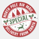 Search for air stickers North pole air mail