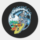 Search for surfing skeleton stickers Surfer