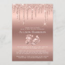 Search for glitter baby shower invitations Rose gold