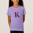 Search for purple letter tshirts Initial