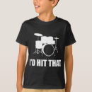 Search for drummer kids tshirts Music