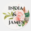 Search for pretty wedding stickers Chic