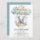 Search for adventure awaits invitations Hot air balloon