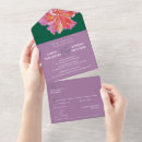 Search for bright colored invitations Tropical