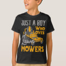 Search for lawn mower kids tshirts Landscaper