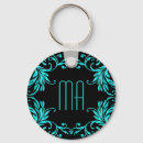 Search for damask monogram key rings Monogrammed