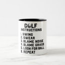 Search for unique golf mugs Funny