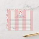Search for baby shower advice cards Pink