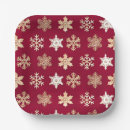 Search for gold and silver christmas plates Red