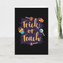 Search for teachers halloween cards Scary