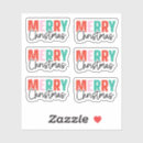 Search for pink blue stickers Merry christmas