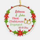 Search for engagement ring christmas tree decorations First christmas engaged