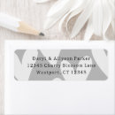 Search for love romantic return address labels Grey
