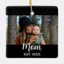 Search for mom to be christmas tree decorations Black white