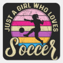Search for kids soccer stickers Girl
