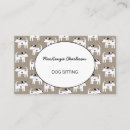 Search for dog sitting business cards Modern