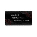 Search for black red return address labels Swirls