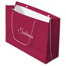 Search for monogrammed gift bags Calligraphy