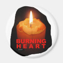 Search for burning magnets Heart