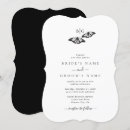 Search for black butterfly invitations Simple