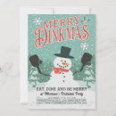 Search for snowman christmas invitations Pickleball