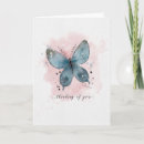Search for watercolor thinking of you cards Butterfly
