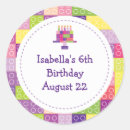Search for childrens blocks stickers Birthday