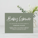 Search for modern calligraphy baby shower invitations Typography