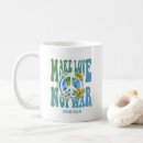 Search for love and peace mugs Modern