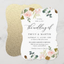 Search for white glitter invitations Floral