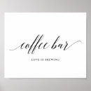 Search for coffee bar weddings Black and white