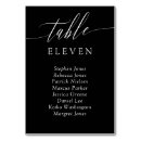 Search for elegant black and white table cards Plain