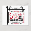 Search for santas workshop signs North pole