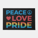 Search for peace sign doormats Black