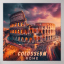 Search for rome vintage travel posters Colosseum