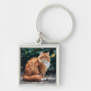Search for orange cat key rings Ginger