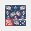 Search for 4th of july napkins Watercolor