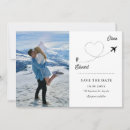 Search for travel wedding save the dates Minimalist