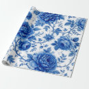 Search for cobalt blue wrapping paper Floral