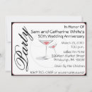 Search for martini glasses invitations 50th