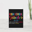 Search for high school teacher cards Funny